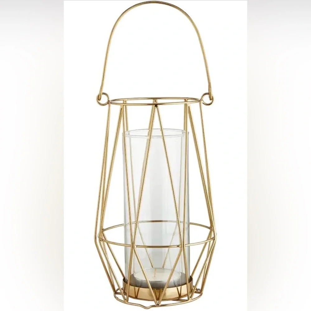 IKEA VINDFLÄKT Tealight Holder, gold-colour24 cm (9 